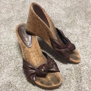 GIANNI BINI cork wedges